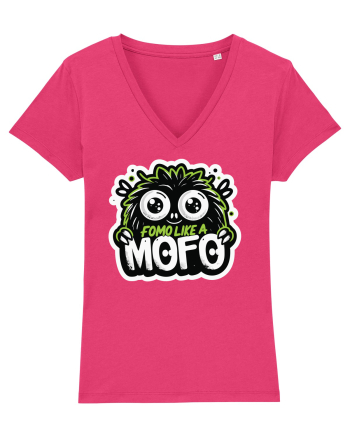 Fomo like a Mofo - Fluffy lgreen monster Raspberry