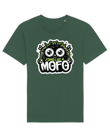 Fomo like a Mofo - Fluffy lgreen monster Bottle Green