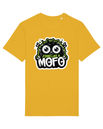 Fomo like a Mofo - Fluffy lgreen monster Spectra Yellow