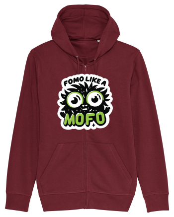 Fomo like a Mofo - Fluffy creature 2 Burgundy
