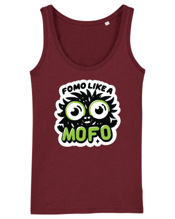 Fomo like a Mofo - Fluffy creature 2 Burgundy