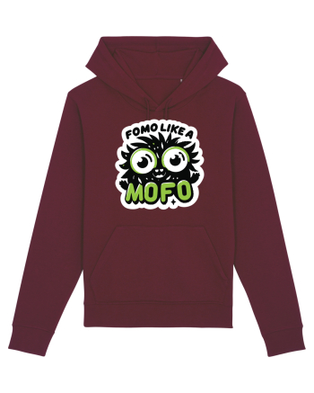 Fomo like a Mofo - Fluffy creature 2 Burgundy