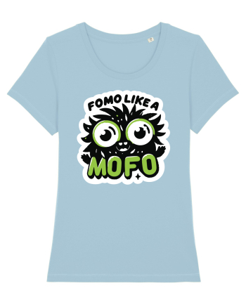 Fomo like a Mofo - Fluffy creature 2 Sky Blue