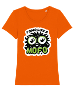 Fomo like a Mofo - Fluffy creature 2 Tricou mânecă scurtă guler larg fitted Damă Expresser
