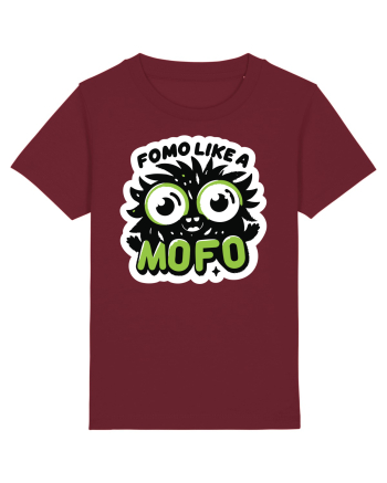 Fomo like a Mofo - Fluffy creature 2 Burgundy
