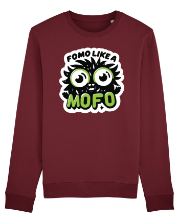 Fomo like a Mofo - Fluffy creature 2 Burgundy