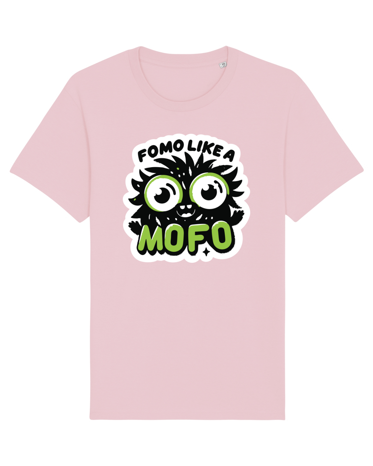 Tricou mânecă scurtă Unisex Rocker Cotton Pink