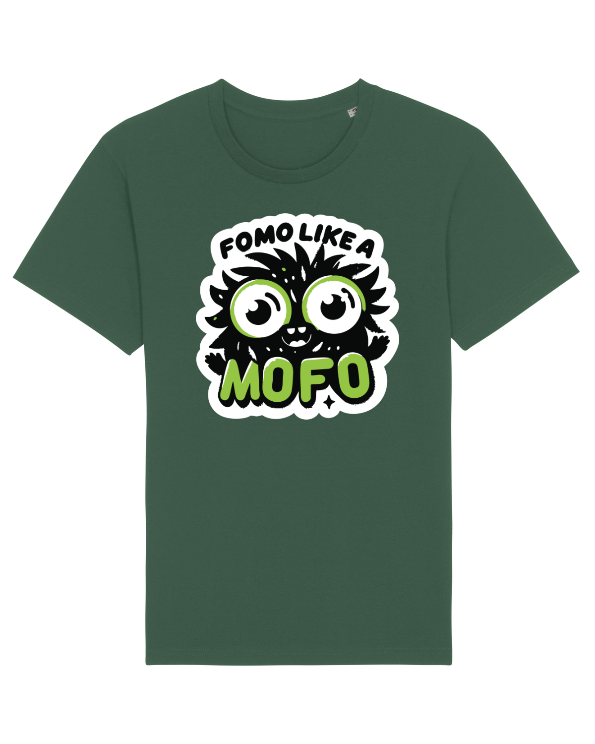 Tricou mânecă scurtă Unisex Rocker Bottle Green