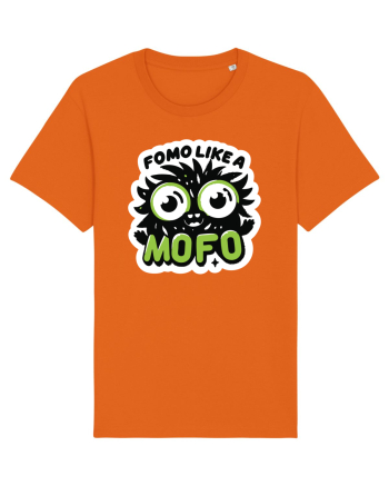 Fomo like a Mofo - Fluffy creature 2 Bright Orange