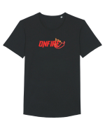 Onfire Tricou mânecă scurtă guler larg Bărbat Skater