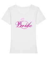 Bride Tricou mânecă scurtă guler larg fitted Damă Expresser