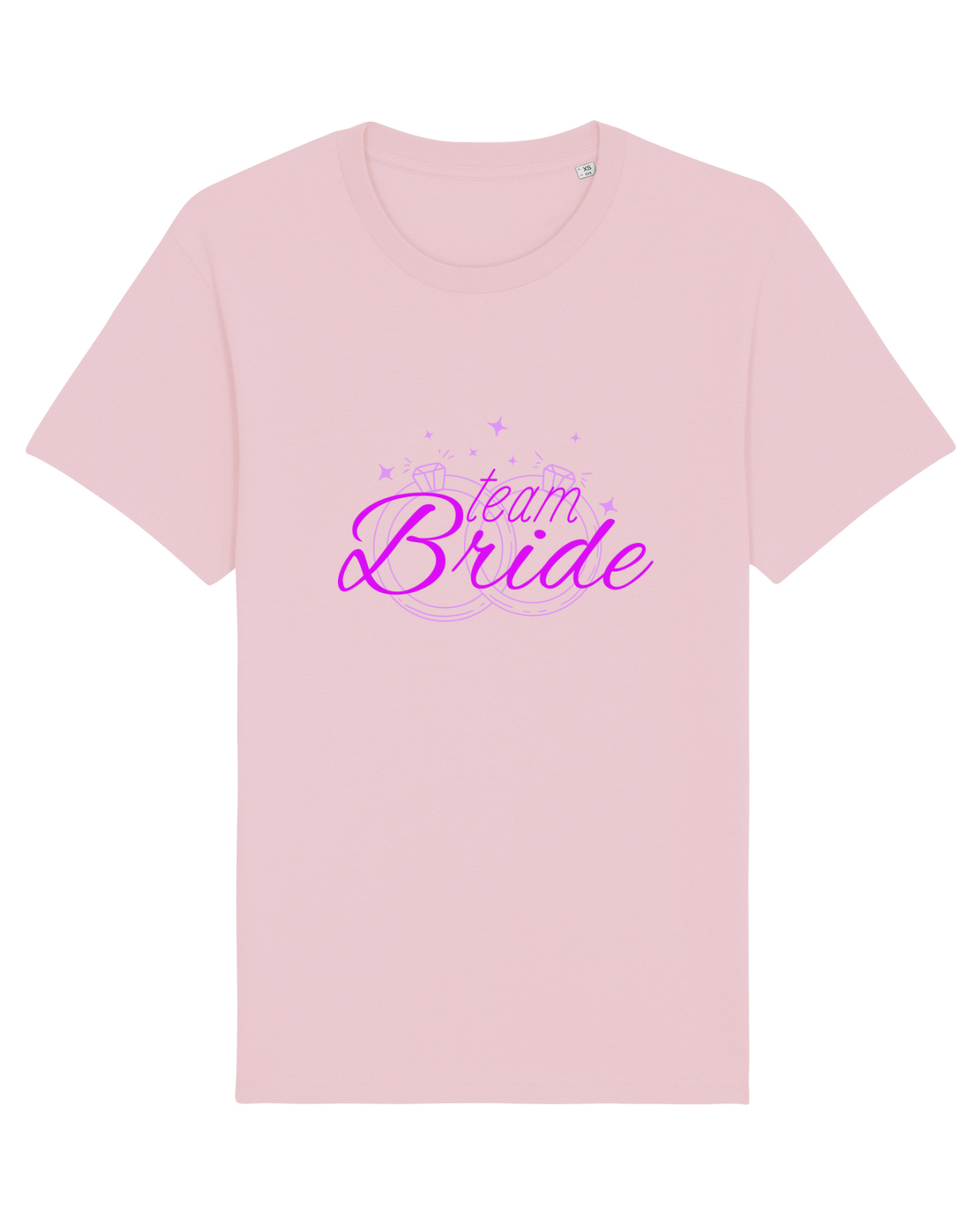 Tricou mânecă scurtă Unisex Rocker Cotton Pink