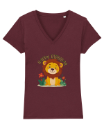 Happy Birthday  Tricou mânecă scurtă guler V Damă Evoker