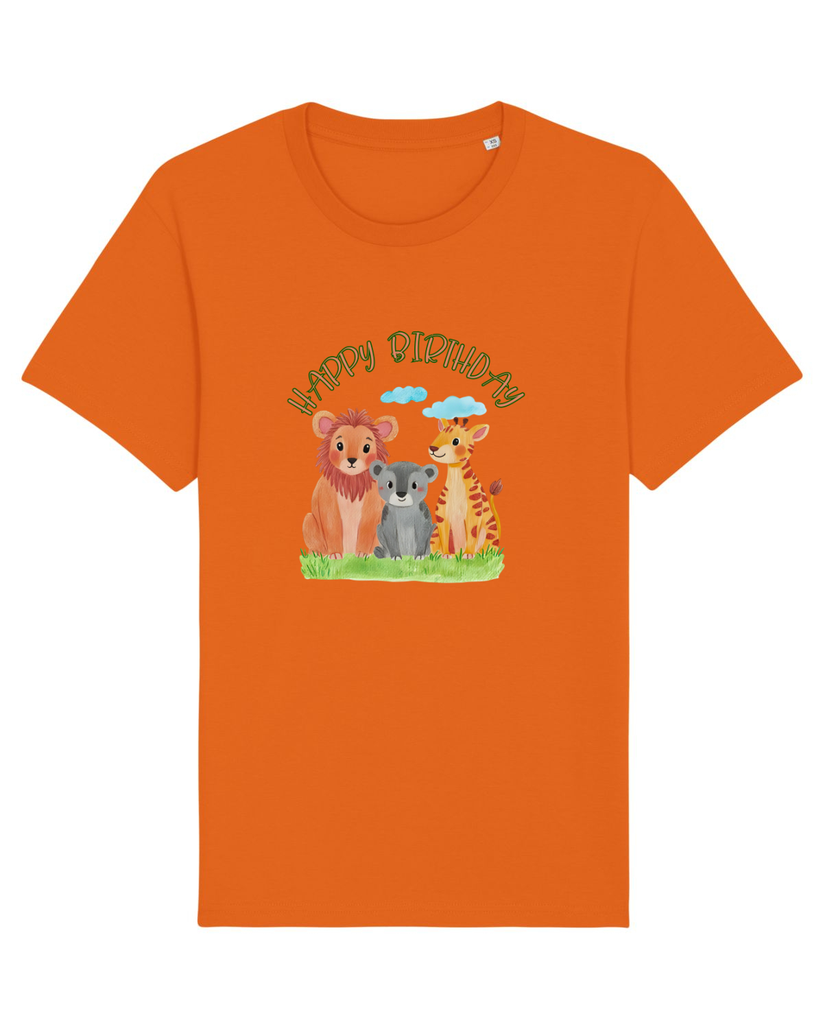 Tricou mânecă scurtă Unisex Rocker Bright Orange