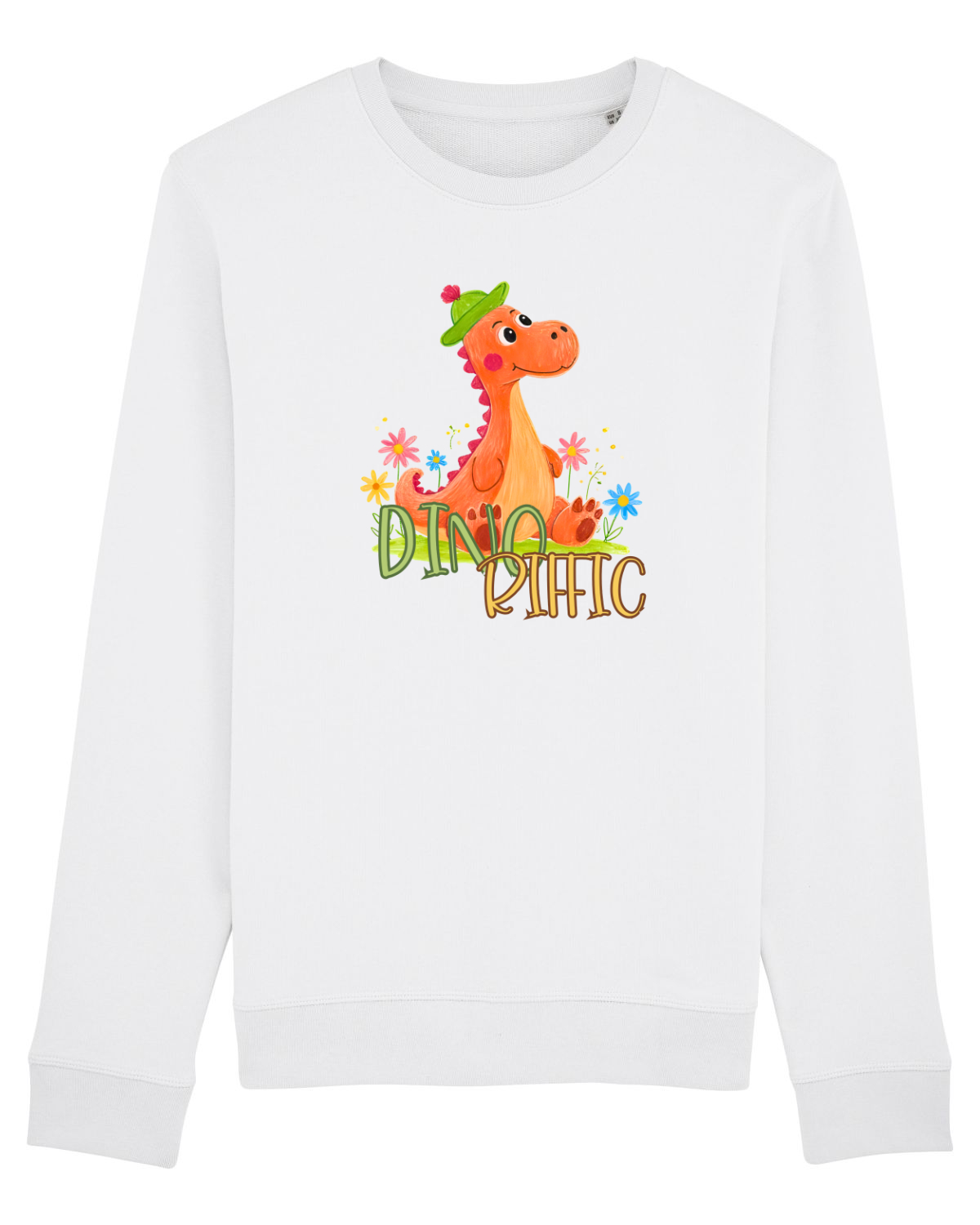Bluză mânecă lungă Unisex Rise White
