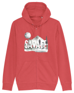 Savage Hanorac cu fermoar Unisex Connector