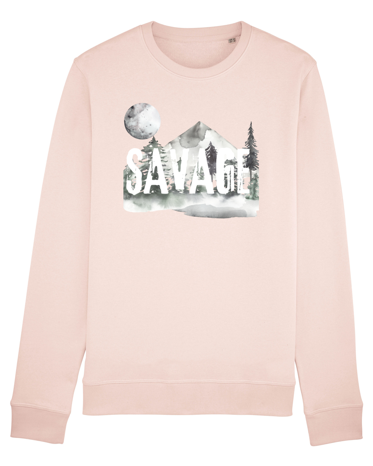 Bluză mânecă lungă Unisex Rise Candy Pink