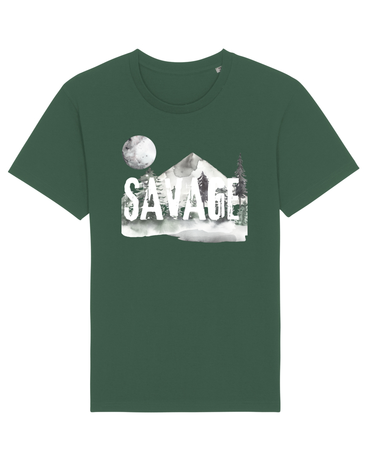 Tricou mânecă scurtă Unisex Rocker Bottle Green