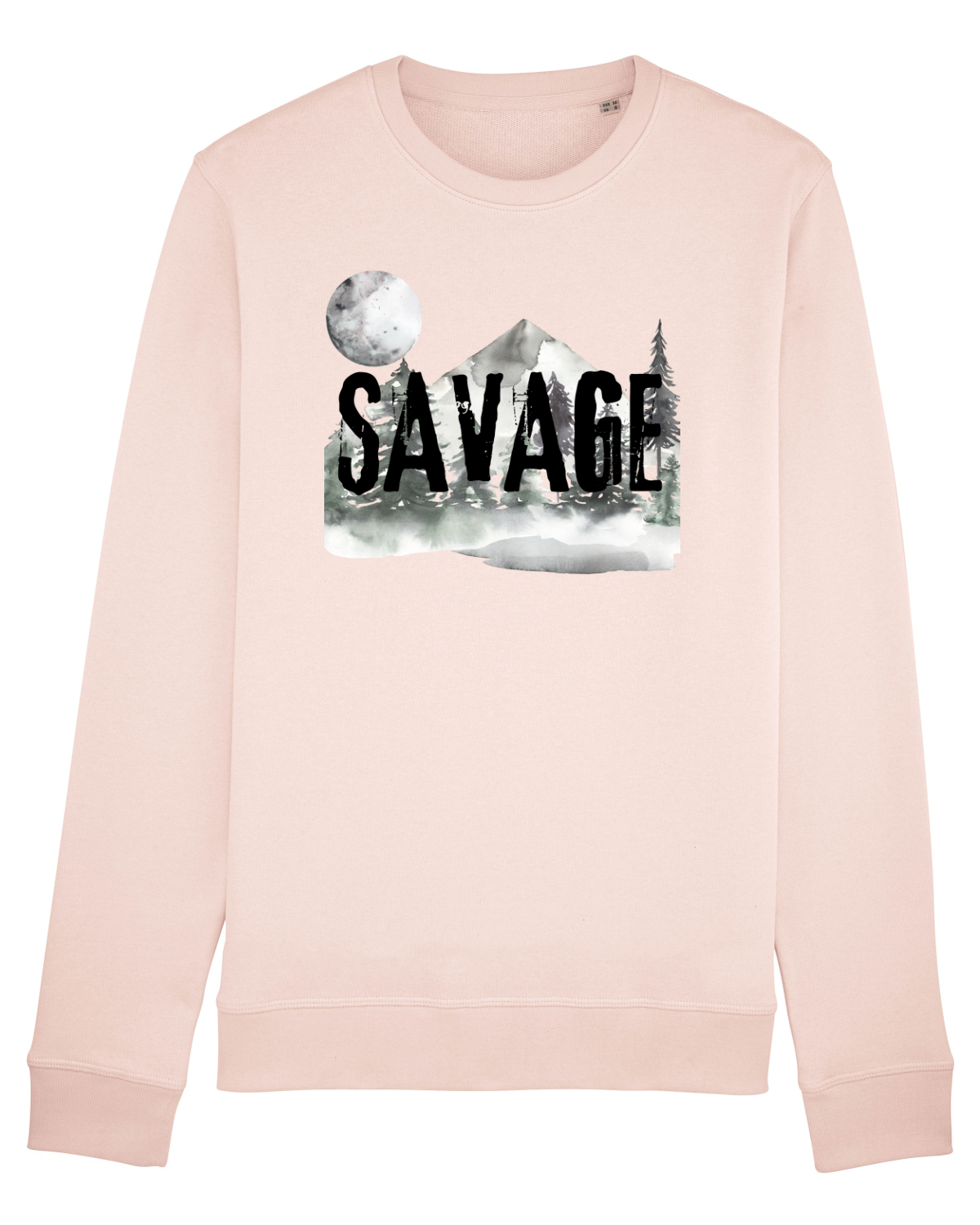 Bluză mânecă lungă Unisex Rise Candy Pink