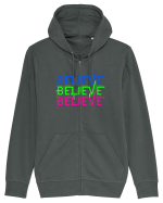 Belive  Hanorac cu fermoar Unisex Connector