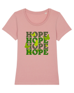 Hope Tricou mânecă scurtă guler larg fitted Damă Expresser