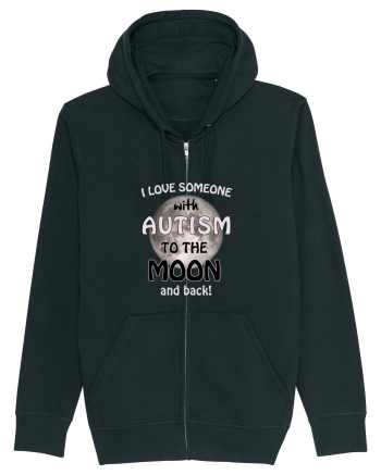 Autism Moon Black