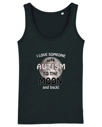 Autism Moon Black