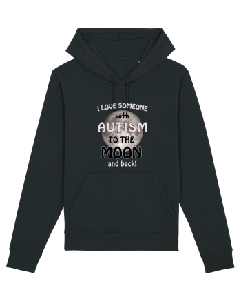 Autism Moon Black