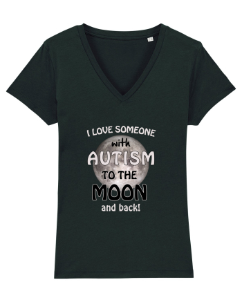 Autism Moon Black