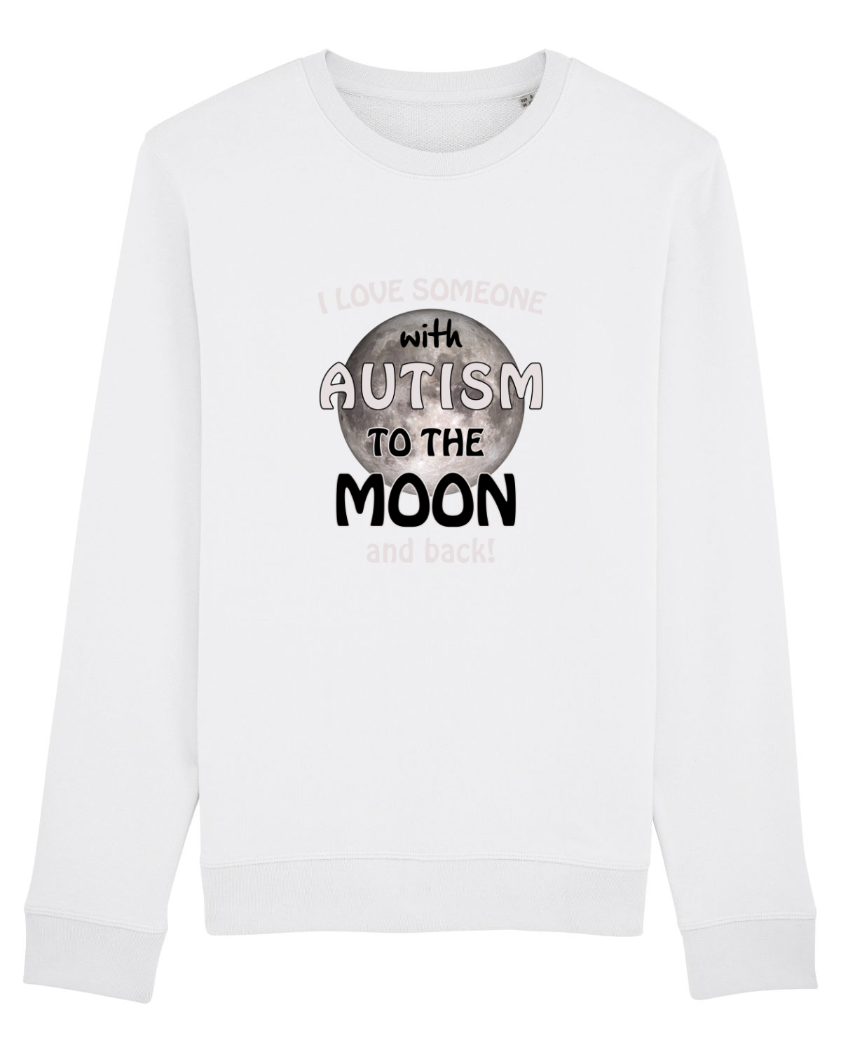 Bluză mânecă lungă Unisex Rise White