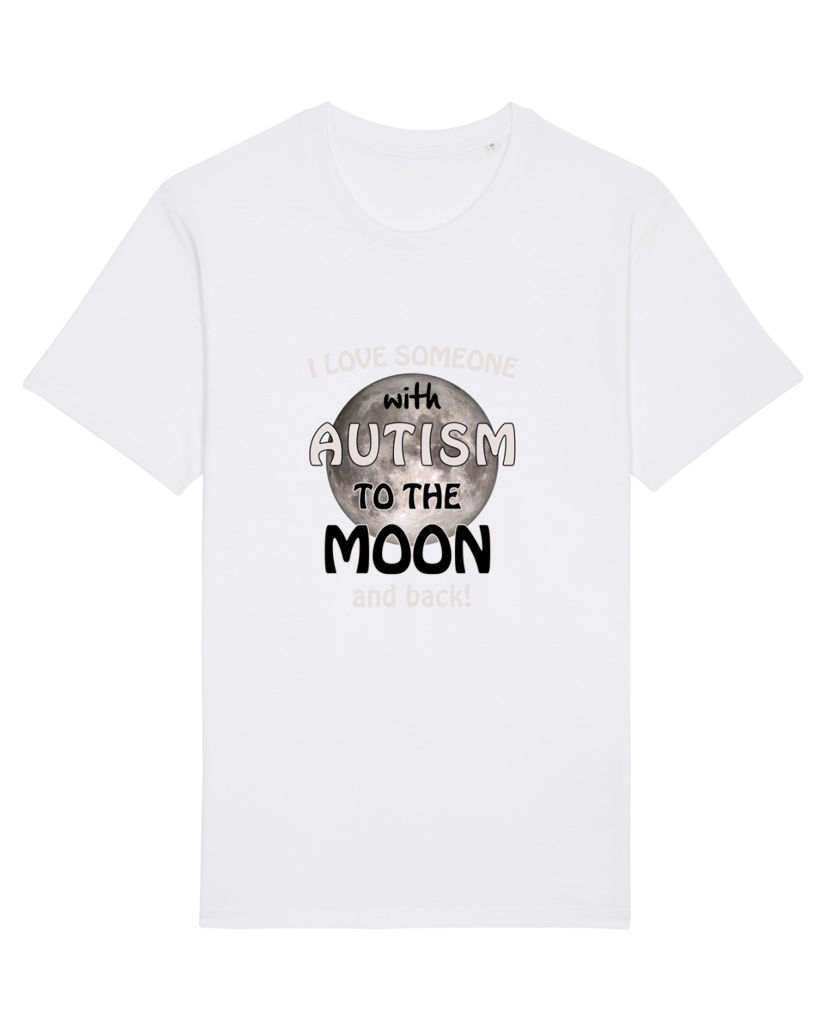 Tricou mânecă scurtă Unisex Rocker White