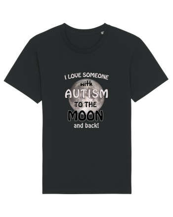 Autism Moon Black