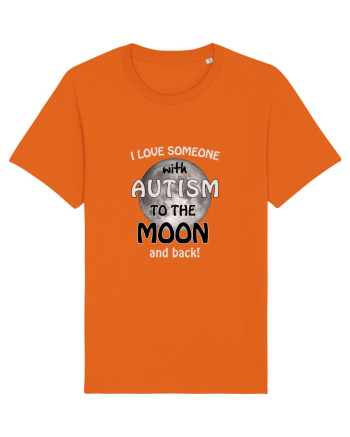 Autism Moon Bright Orange