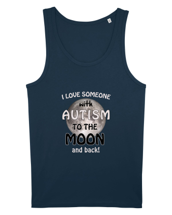 Autism Moon Navy