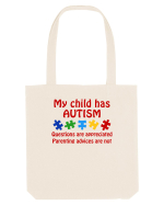 Autism Parent Sacoșă textilă