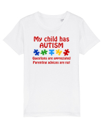 Autism Parent Tricou mânecă scurtă  Copii Mini Creator