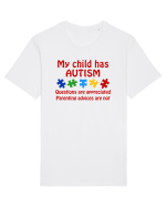 Autism Parent Tricou mânecă scurtă Unisex Rocker