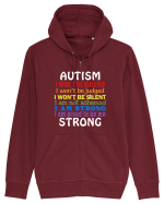 Autism Strong Hanorac cu fermoar Unisex Connector