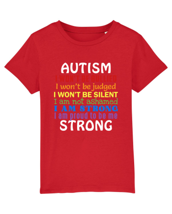 Autism Strong Red