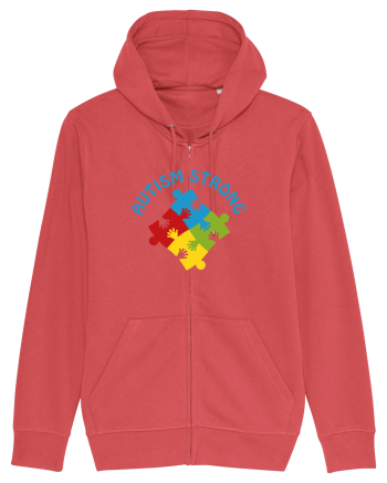 Autism Strong Carmine Red