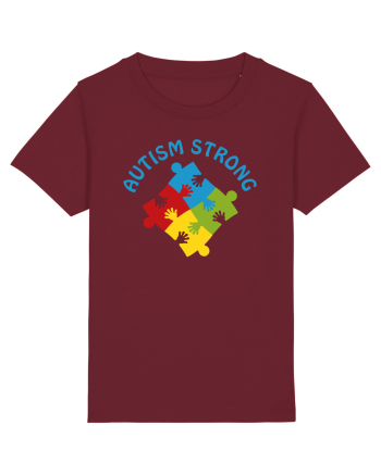 Autism Strong Burgundy