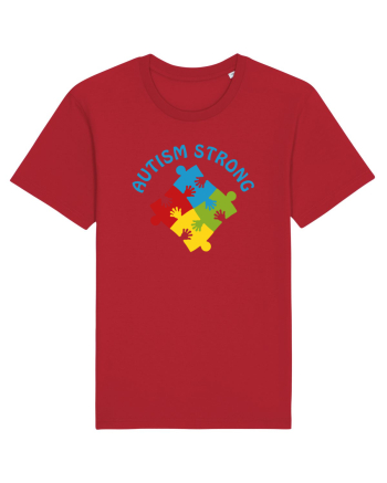 Autism Strong Red