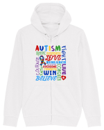 Autism Hanorac cu fermoar Unisex Connector