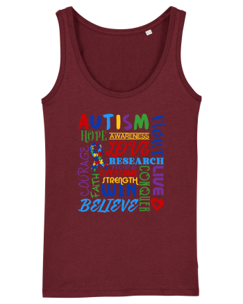 Autism Burgundy