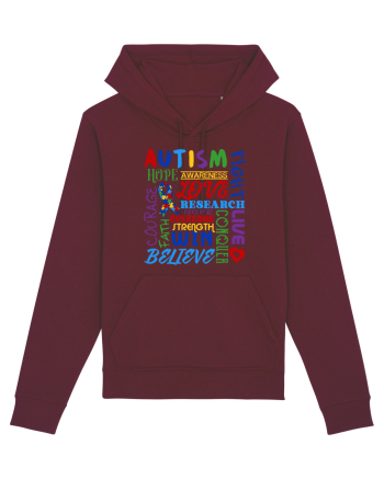 Autism Burgundy