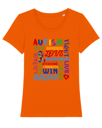 Autism Bright Orange