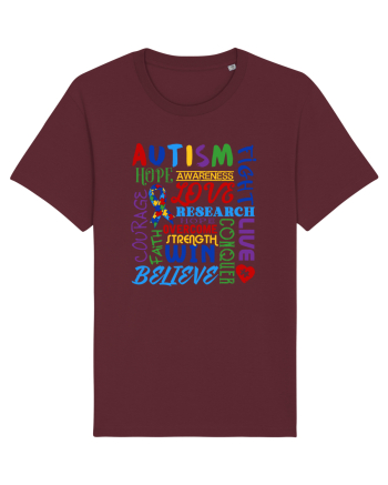 Autism Burgundy