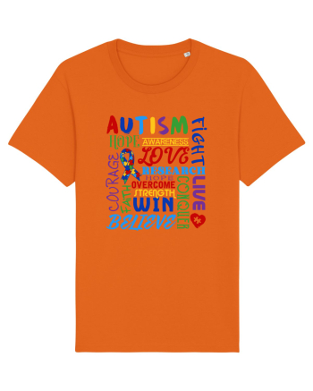 Autism Bright Orange