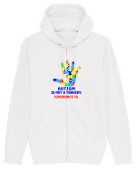 Autism is not a tragedy Hanorac cu fermoar Unisex Connector