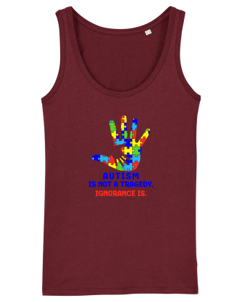 Autism is not a tragedy Burgundy